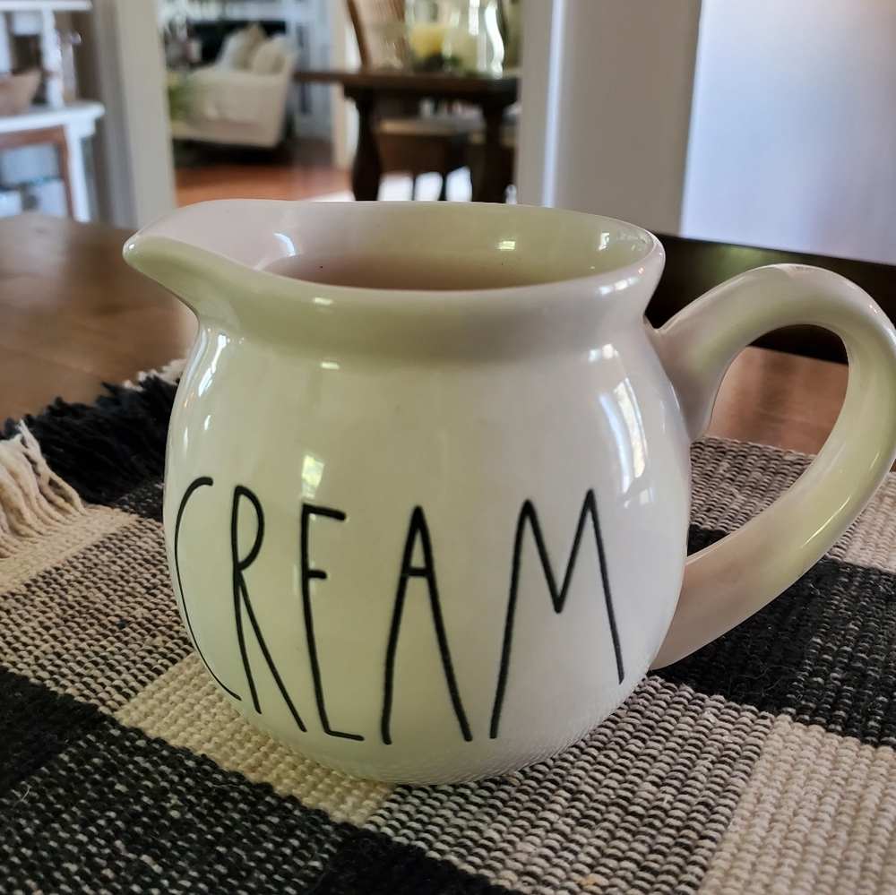 Rae Dunn Cream creamer pitcher small farmhouse